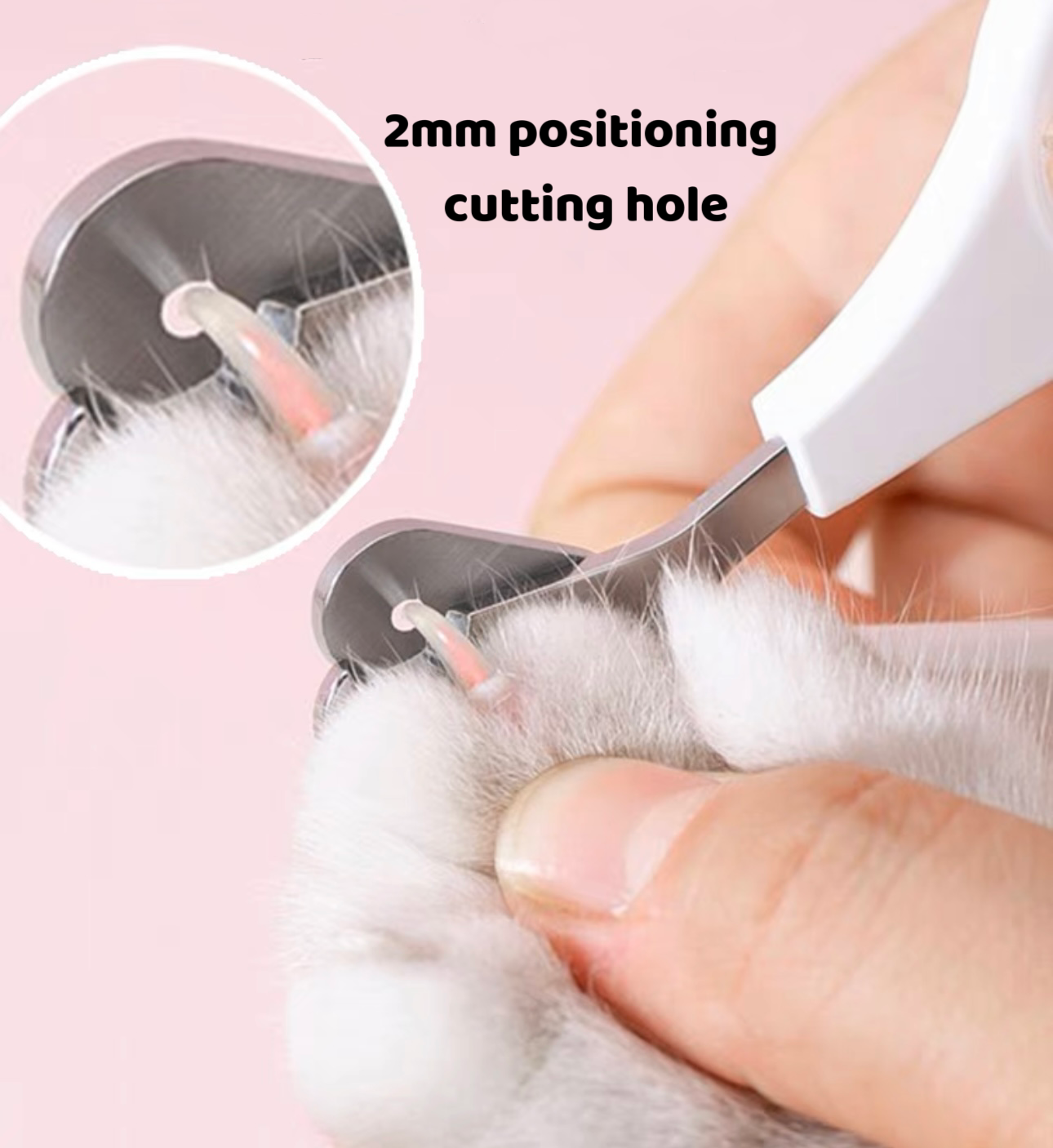 Cat Nail Clipper with Hole