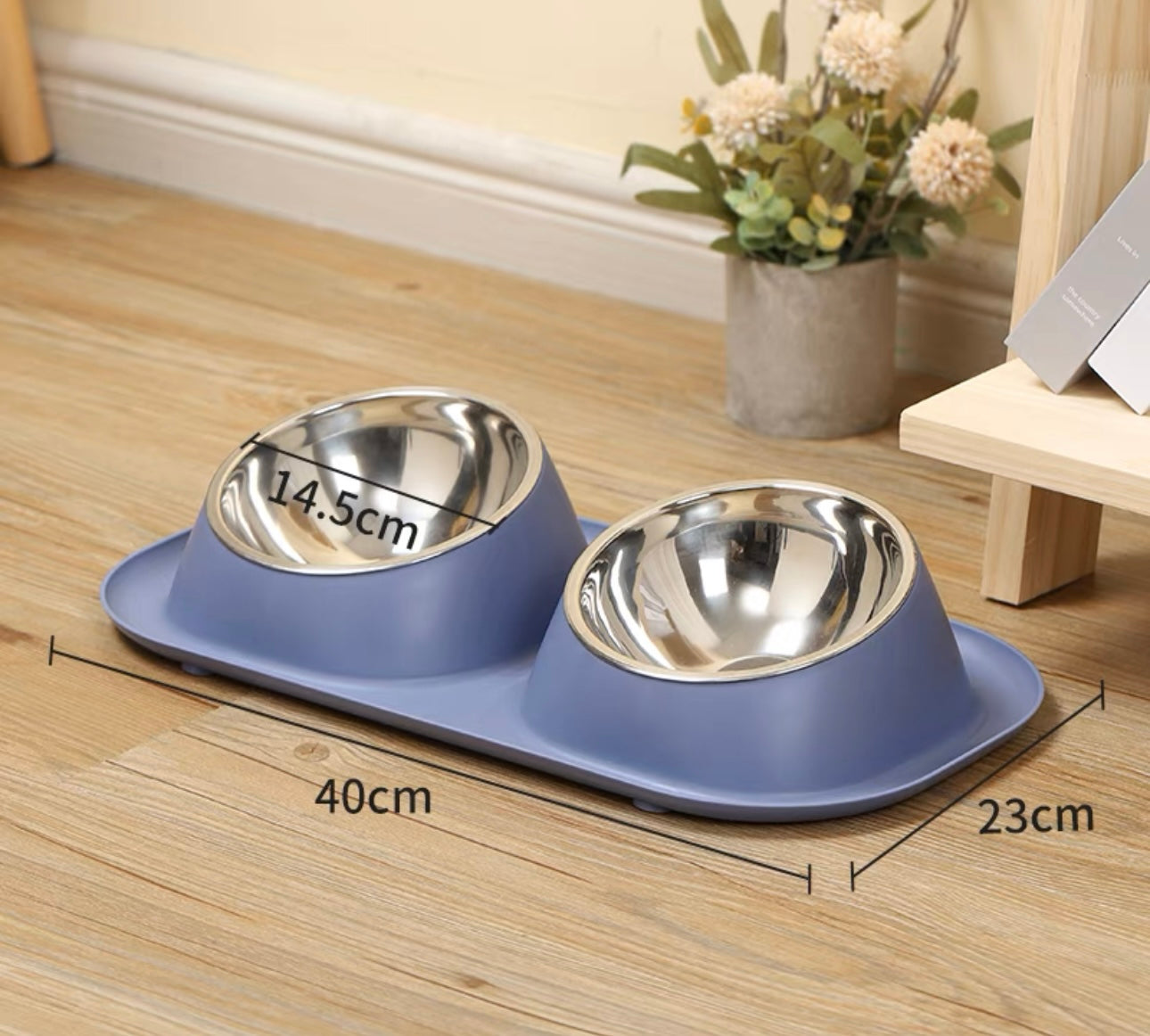 Stainless Steel Dual Pet Bowl