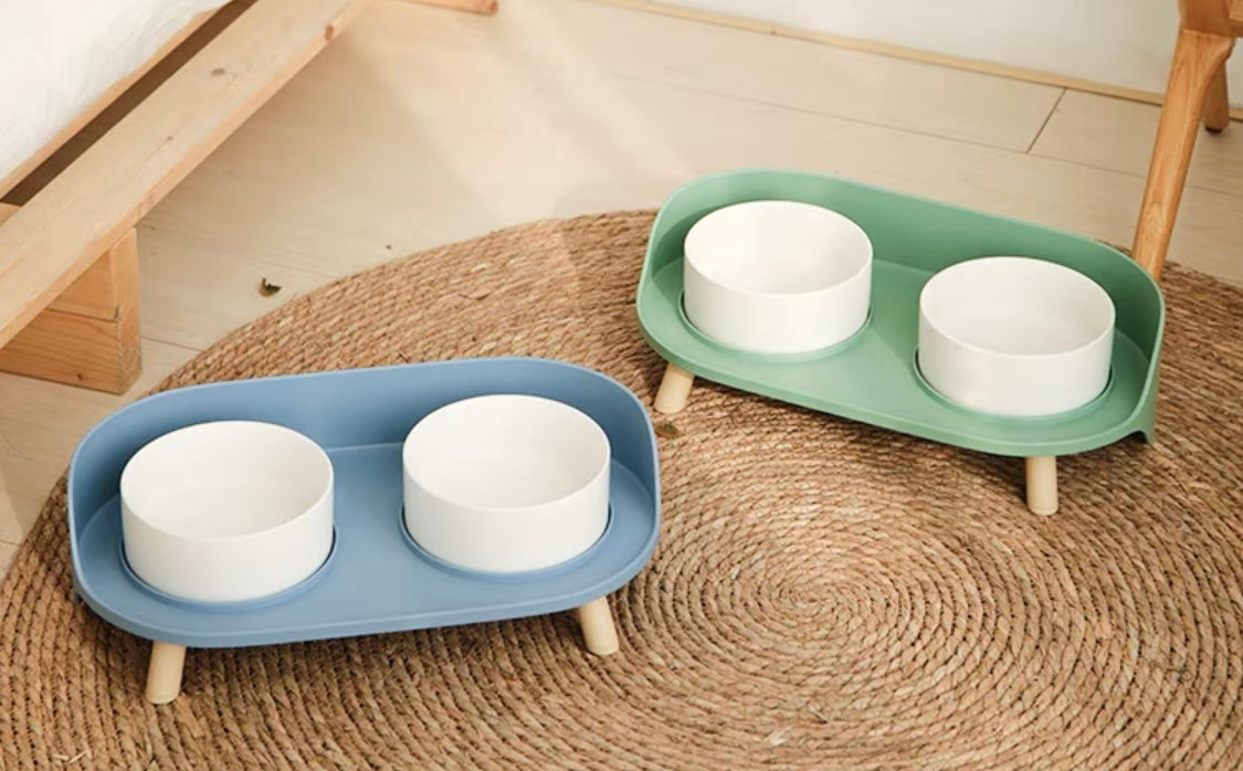 Ceramic Dual Pet Bowl