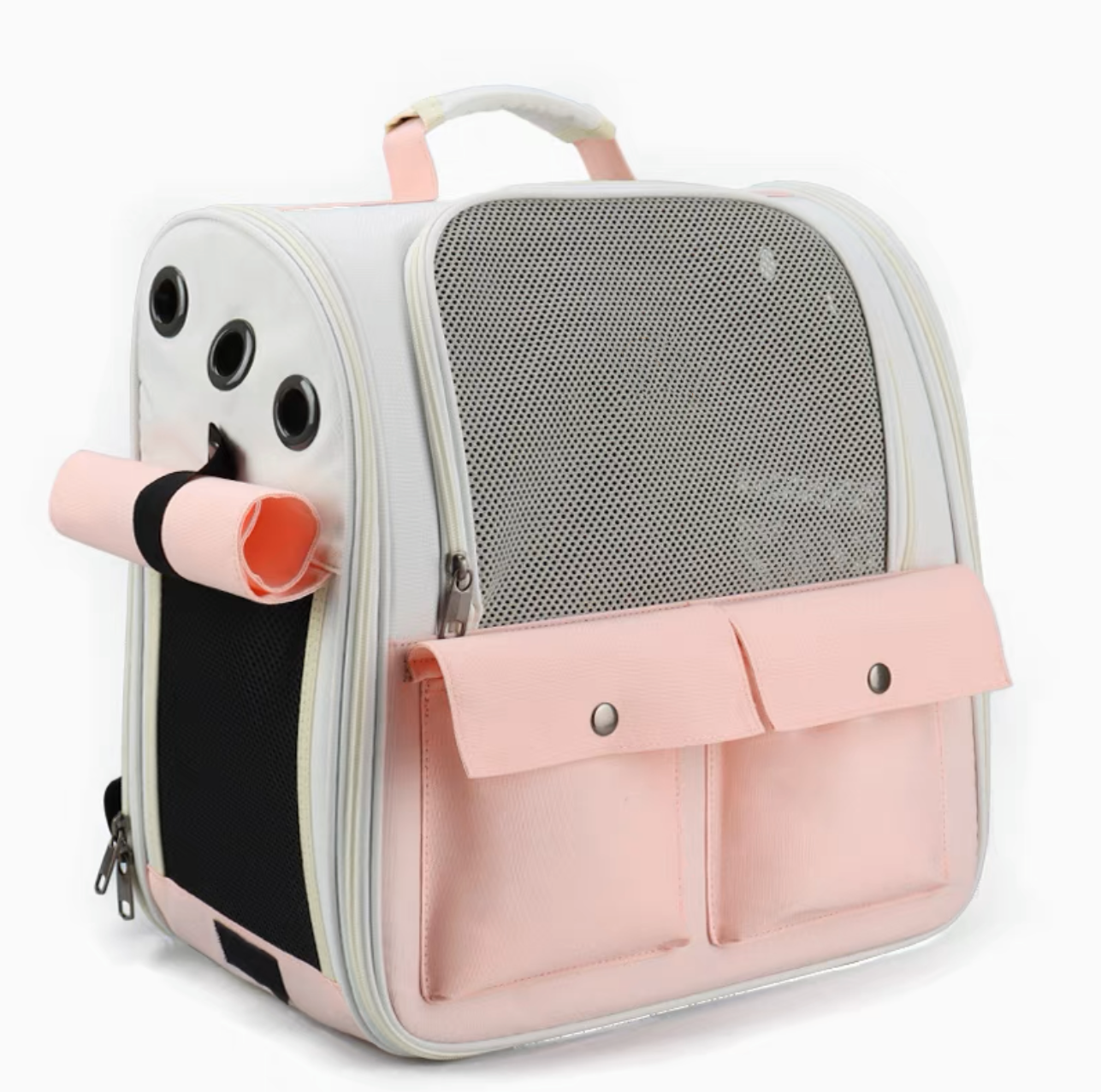 Spacious Pet Backpack with Breathable Mesh