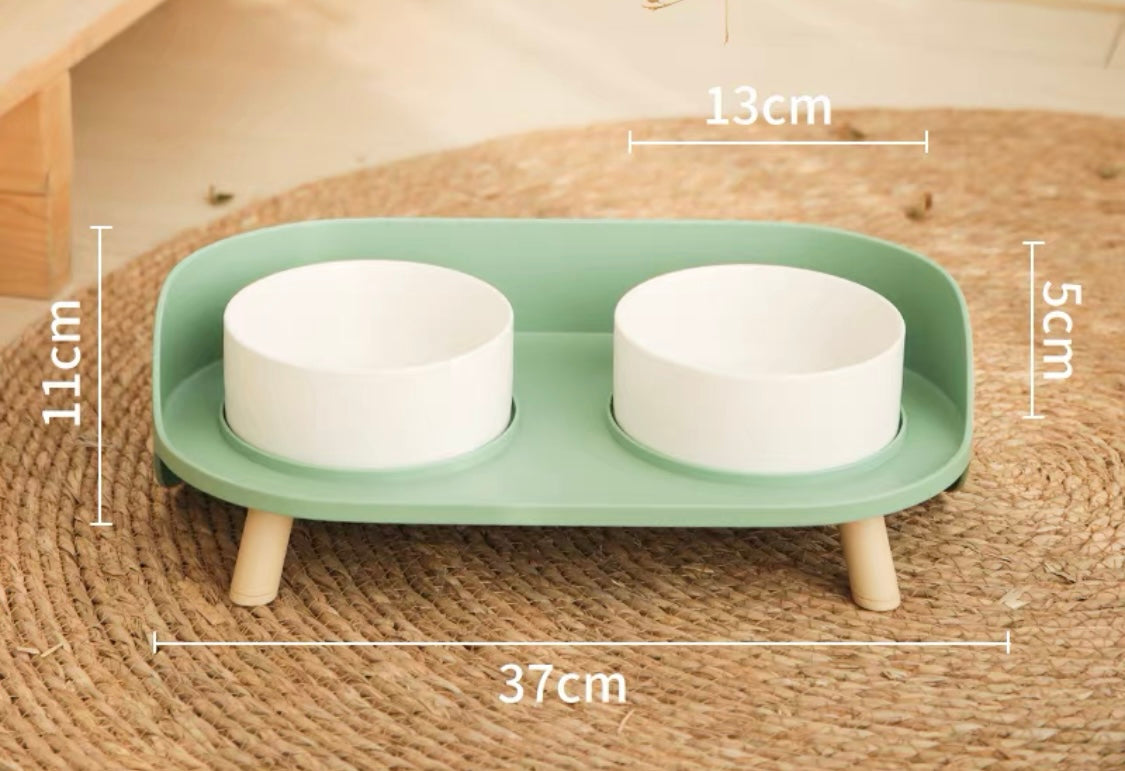 Ceramic Dual Pet Bowl