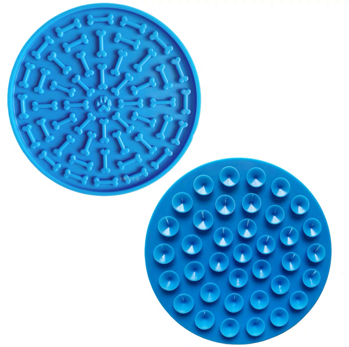 Slow Feeder Round Lick Mat with Suction Base