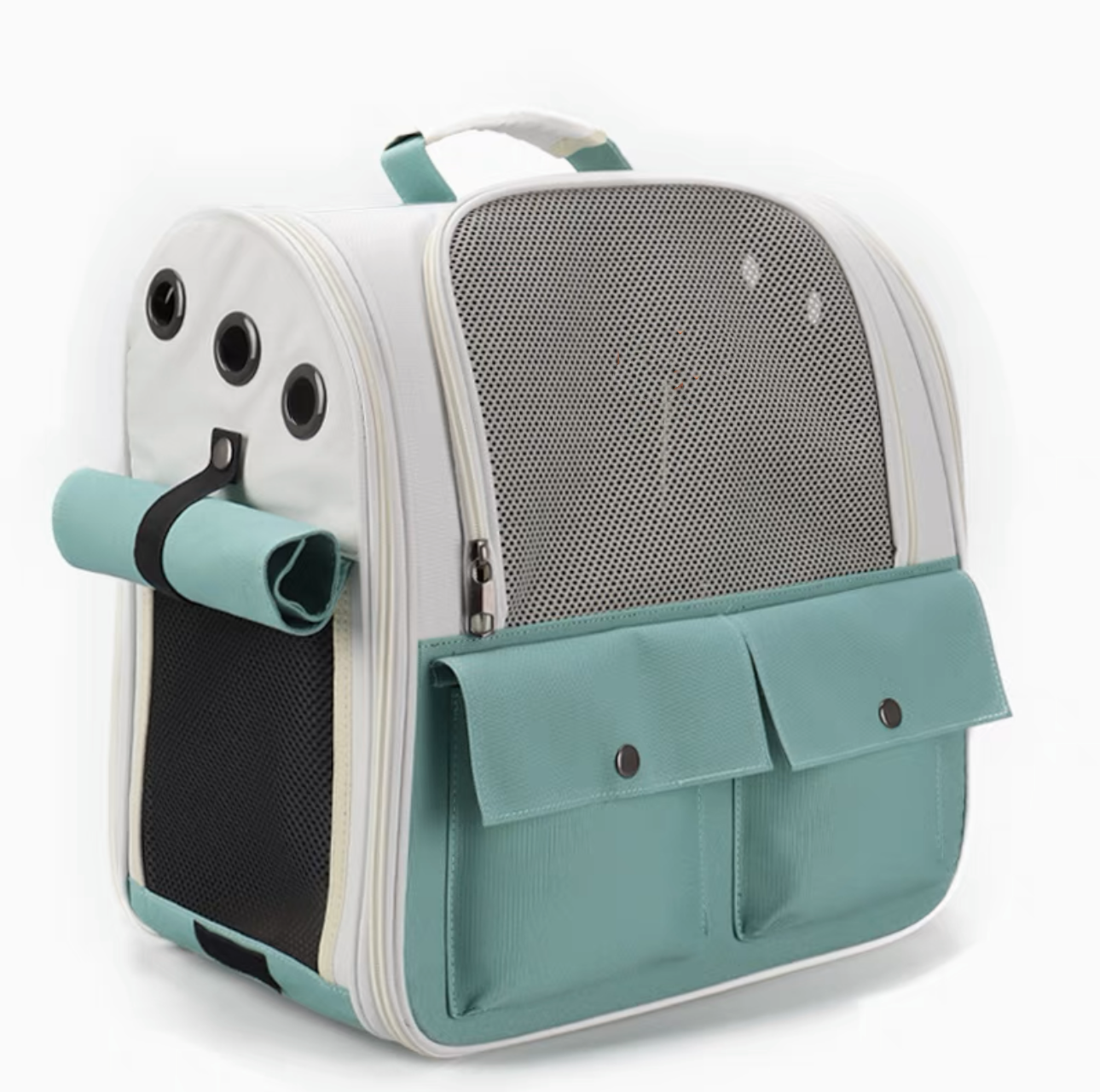 Spacious Pet Backpack with Breathable Mesh