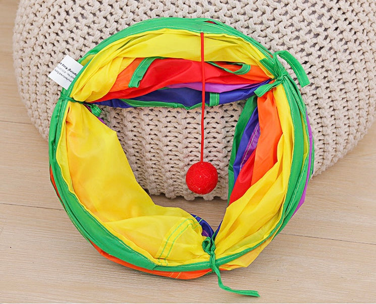 Foldable Rainbow Play Tunnel