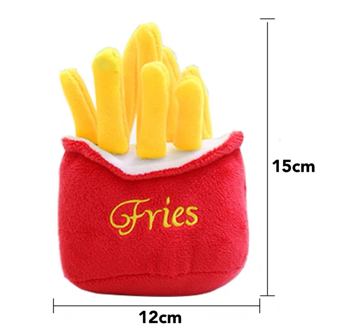 Fast Food Soft Plush Squeaky Toy