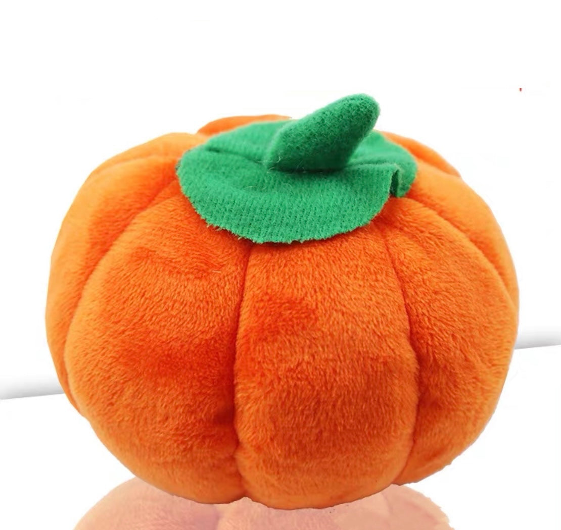 Pumpkin Soft Plush Squeaky Toy