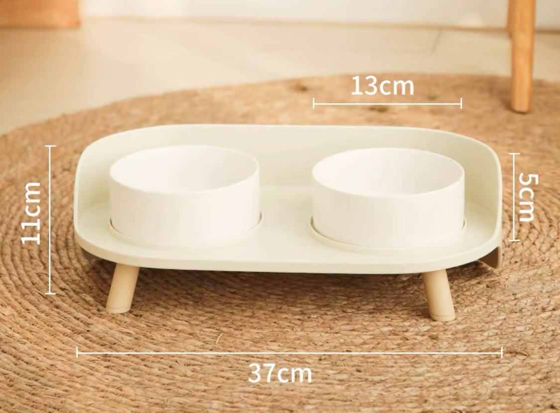 Ceramic Dual Pet Bowl