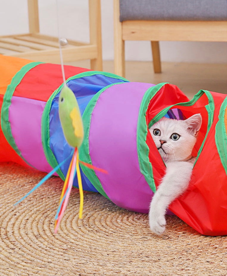 Foldable Rainbow Play Tunnel