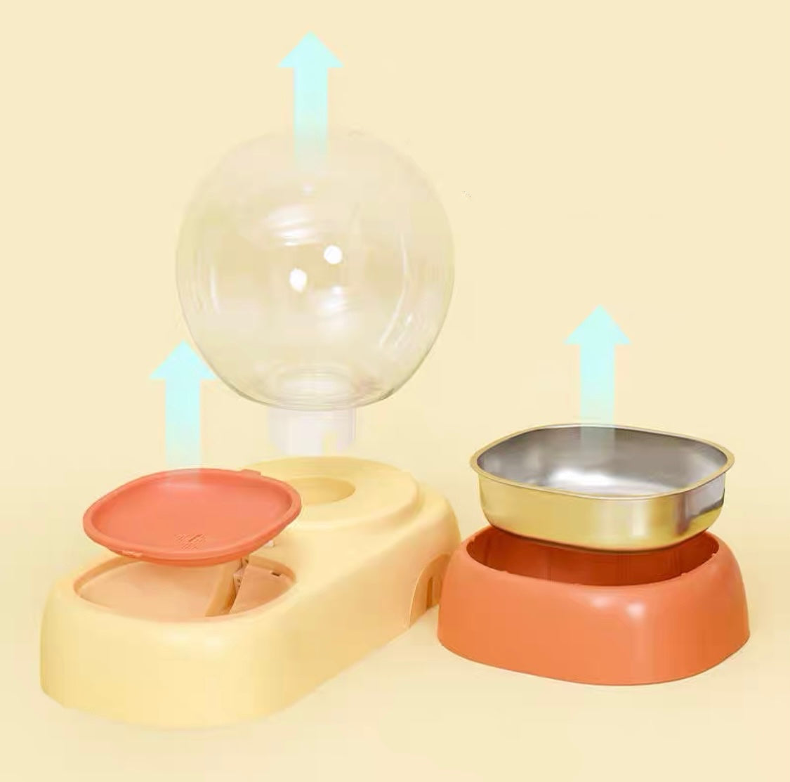 Crystal Ball Dual Pet Bowl